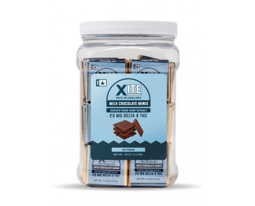 XITE Delta 8 THC Milk Chocolate Candy Edibles